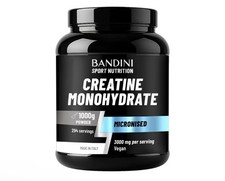 Bandini® Creatine Monohydrate Powder 1kg/1000g | Pure Creatin Micronised