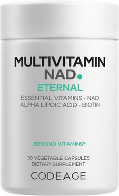 codeage Eternal Liposomal vitamin NAD+ 60 Vegetable Capsules 3/28 multivitamin