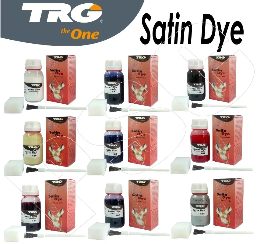 TRG Satin Shoe Dye Purse Dye Handbag Dye Shoe Repair Colour Dye Wedding  Shoes