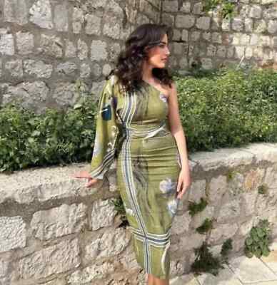 zw collection embroidered linen dress ZW COLLECTION EMBROIDERED MIDI DRESS - Ecru