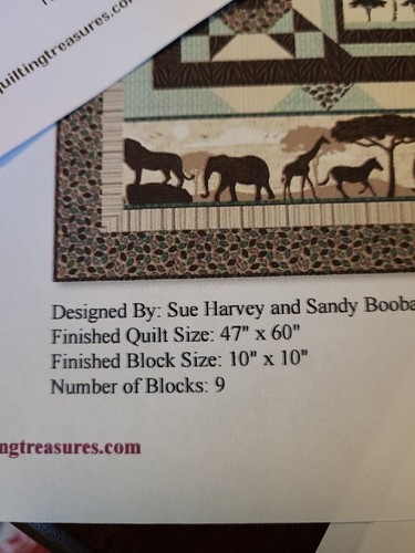 Tara Reed Wisdom of the Plains 47x60 Quilt Kit from 2015 Quilting Treasures - Picture 11 of 11