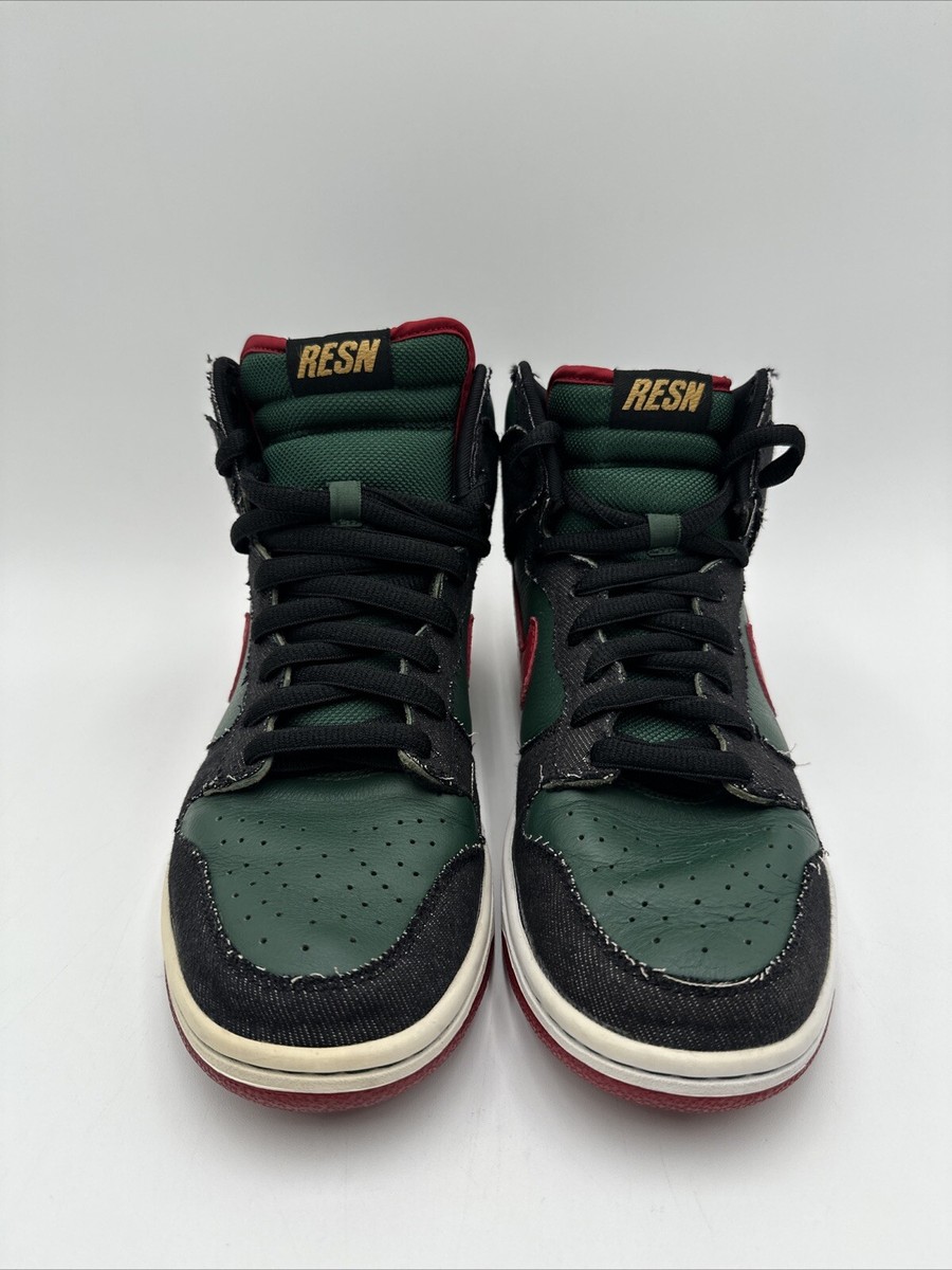 靴 27 NIKE DUNK HIGH PREMIUM SB RESN GUCCI NIKE SB DUNK HIGH PREMIUM RESN GUCCI 313171-362 SIZE 8.5 OG