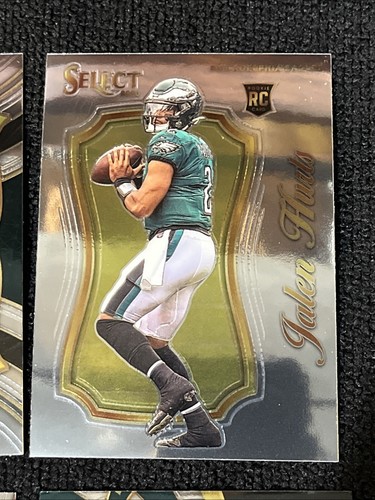 Panini Select Football Jalen Hurts 2020 lote 4 novato certificado SCR22 T25 150 50 - Imagen 2 de 9