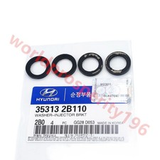 4X Genuine Injector O-Ring For 2012-19 Veloster Accent Rio Soul 1.6L 35313-2B110