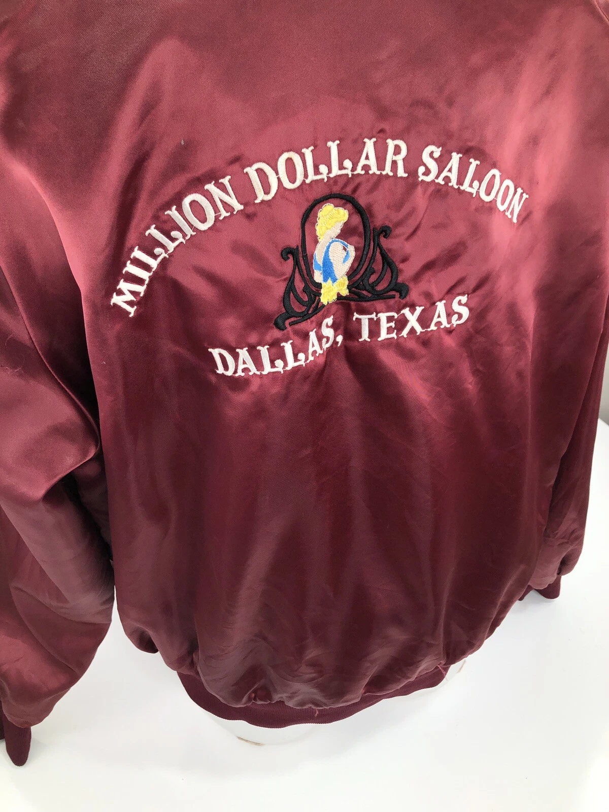 Rare MILLION DOLLAR SALOON / DALLAS TEXAS Adult Gentlemen Strip Club XL Jacket - product detail image 3