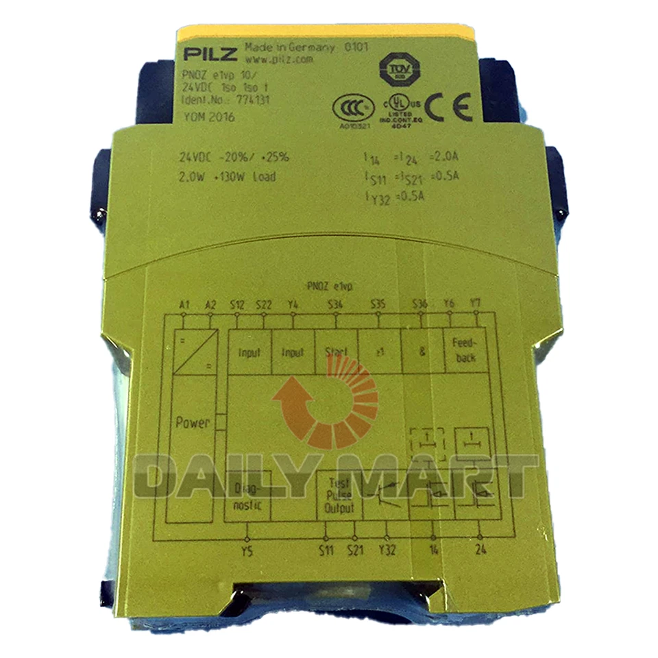 Nuevo módulo de relé de seguridad PILZ PNOZ E1VP en caja Foto 3 de 3