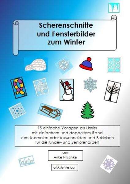 Thumbnail - Scherenschnitte Und Fensterbilder Zum Winter