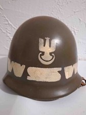 Stahlhelm Casque Steelhelmet Polen Poland Emblem Adler Milit&auml;r Polizei Militaria