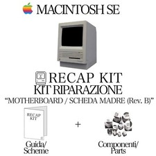 Kit Recap Riparazione Apple Macintosh SE Scheda Madre Motherboard Capacitor