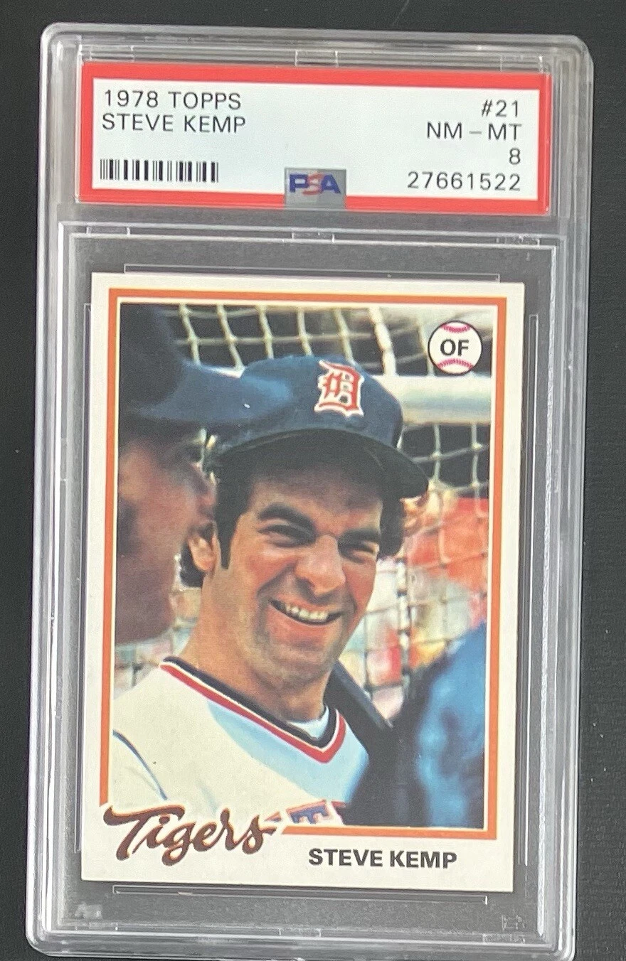 Steve Kemp trading card