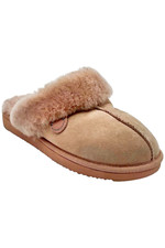 Fireside By Dearfoams Women's Sydney Genuine Shearling Scuf Pink