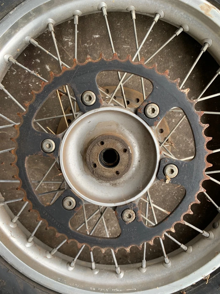 93-22 XR650L XR 650L 2005 buje de rueda trasera piñón husillo rotor llanta neumático Foto 2 de 4