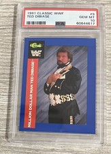 Ted DiBiase PSA 10 Gem Mint 1991 Classic WWF #9 Low POP 3 G16A