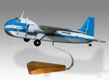 Bristol 170 Mk.32 Freighter Sabena Desk Wood Airplane Model Large Scale 1/72