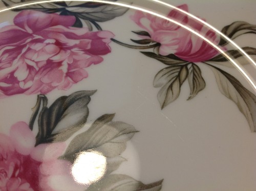Castleton China Peony One (1) Bread & Butter Plate Mult. Avail. USA Pink Gold - Picture 12 of 15