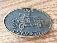 VTG Limited Ed 582 Richards MFG Solid Bronze 1925 Kenworth Truck Belt Buckle