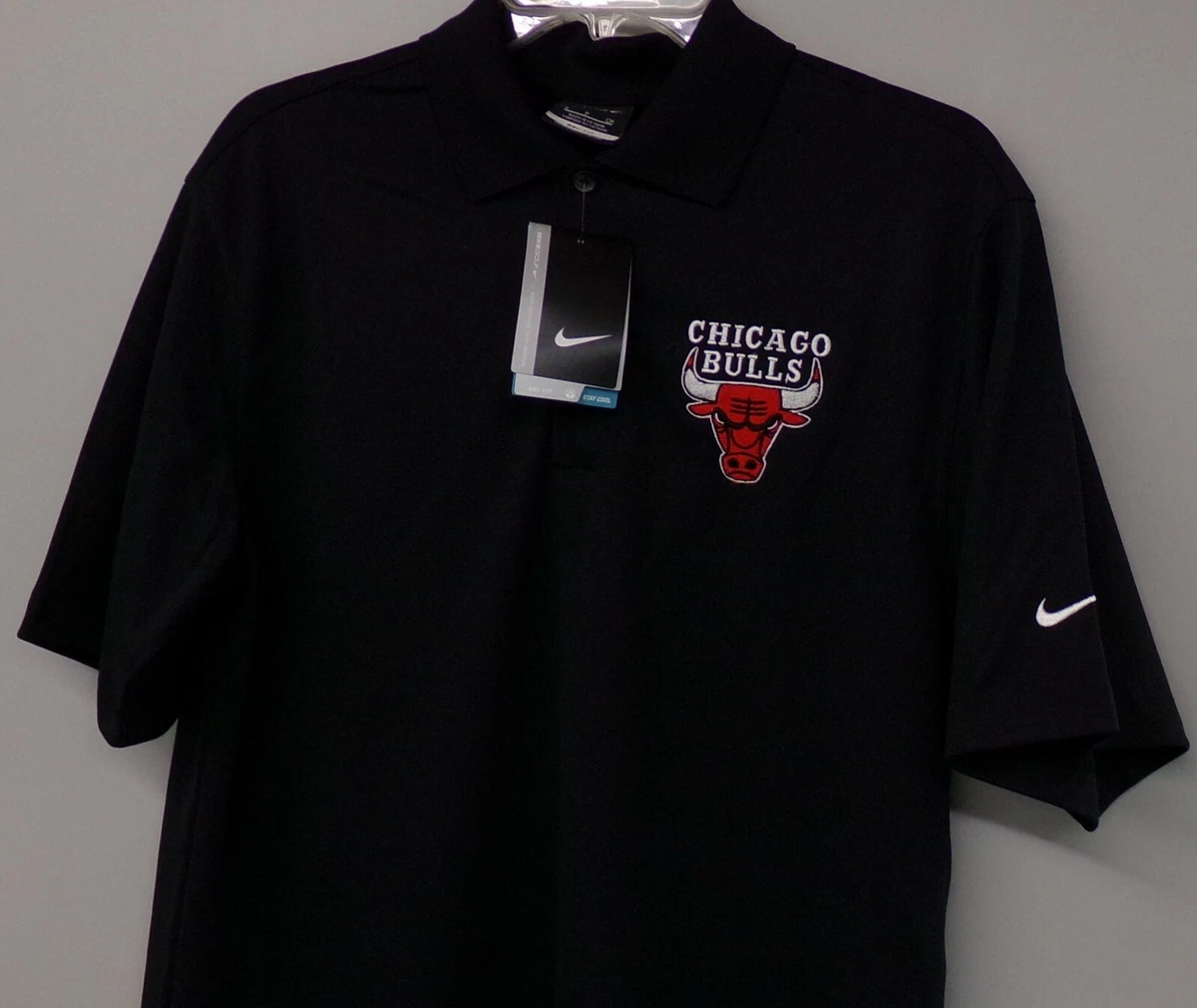 Nike Golf Dri Fit Chicago Bulls NBA Basketball Mens Polo XS 4XL LT 4XLT New