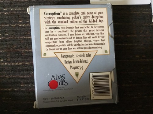 Corruption - atlas games - Card Game - Picture 3 of 5