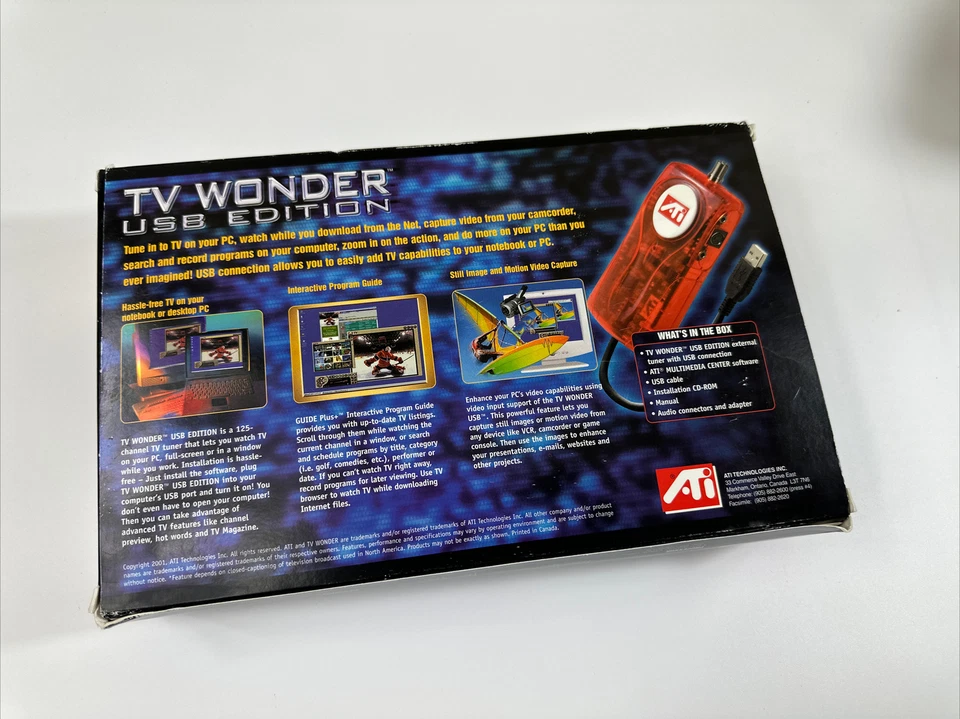 TV Wonder USB Edition  NEW 2001 - Image 2 of 4
