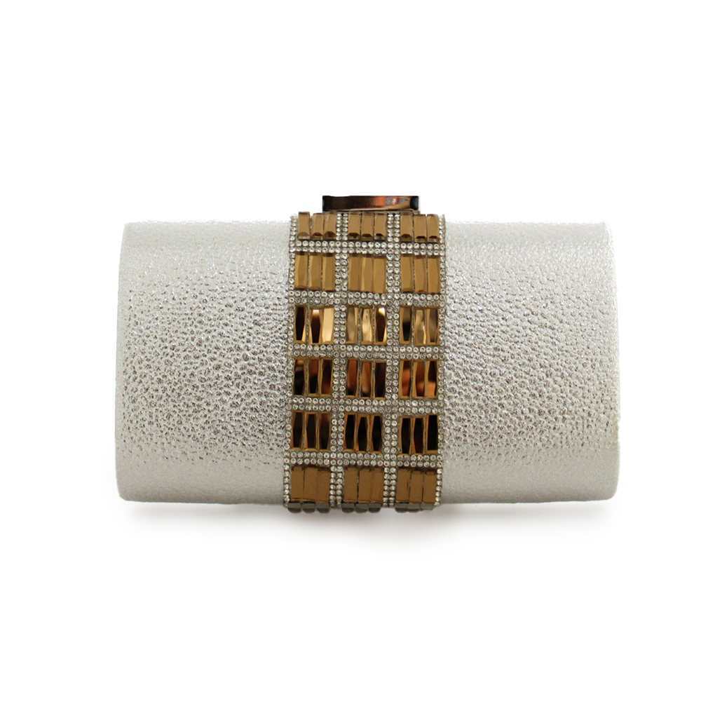 MODA Borsa ANNA CECERE Donna Argento- ACA018ARGENTO