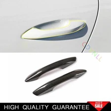 For Porsche 911 2012-18 Dry Carbon Fiber Exterior Side Door Handle Cover Trim 2*