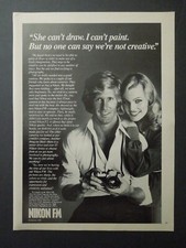 1978 NIKON FM CAMERA Magazine Ad - Small Compact Lightweight