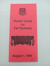 Vintage (1994) Pamphlet Pocket Guide for Car Systems Union Pacific