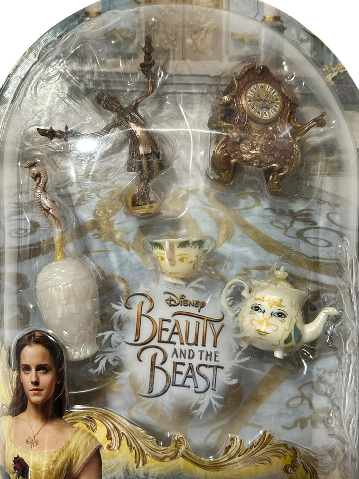 La Bella y la Bestia Disney Castillo Amigos Colección Totalmente Nuevo Foto 4 de 4