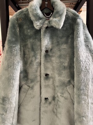 SUPREME x HYSTERIC GLAMOUR FAUX FUR COAT Sz M Medium FW17 SUPREME x HYSTERIC GLAMOUR FAUX FUR COAT Sz M Medium FW17