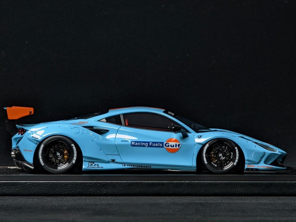Ferrari F8 GT LBWK (Gulf) [VIP Scale Models] 1/18 scale | eBay