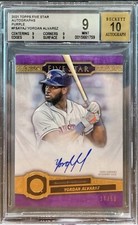 Yordan Alvarez 2021 Topps Five Star Auto Purple; #34 of 50; BGS 9/10!