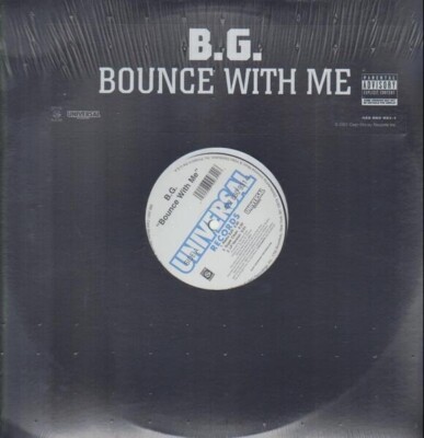 B.G. Bounce With Me STILL SEALED Vinyl Single 12inch NEW OVP Universal Reco