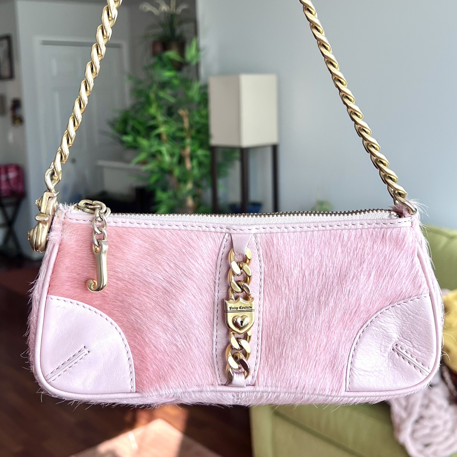 Vintage Y2K Juicy Couture Pony Calf Hair Leather … - image 4