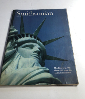 Vintage July 1984 Smithsonian Magazine Statue of Liberty at 100 years ...