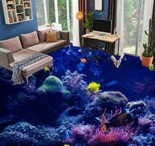 3D Coral Fish 24124NA Floor WallPaper Murals Wall Print 5D AJ WALLPAPER AU Fay
