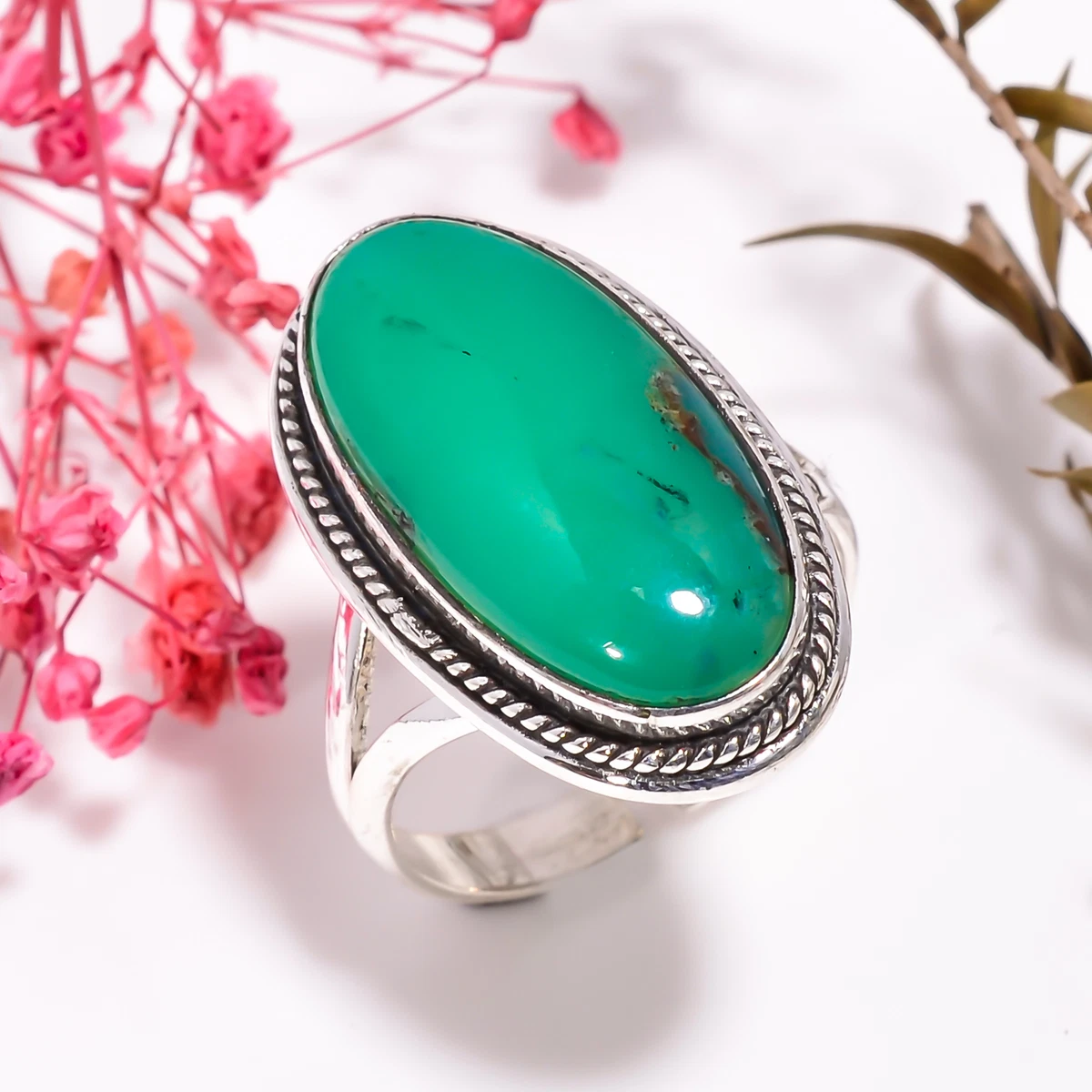 Crisoprasio anello best sale
