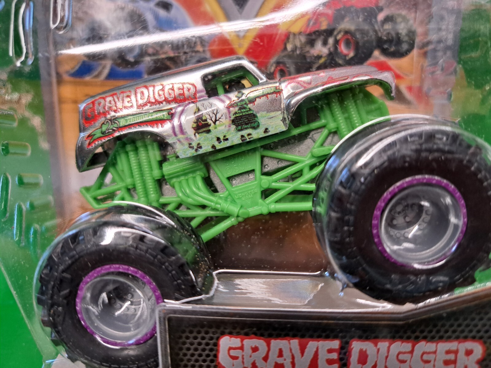 Grave Digger 25 Aniversario Monater Jam Spinmaster Serie 34 1/64 Diecast