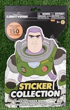 Colorful Toy Story Buzz Lightyear Sticker Book Disney 4 Sheets 150 Stickers Kids