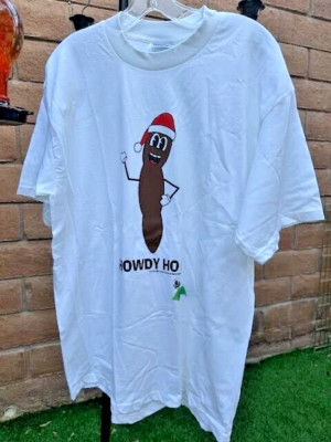 SOUTH PARK MR HANKEY THE CHRISTMAS POO HOWDY HO COTTON T- SHIRT**NEW* SIZE LARGE
