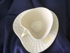 vintage BELLEEK heart shape CUP & SAUCER SET gold 1980-1992 hallmark EXCELLENT! — photo 7