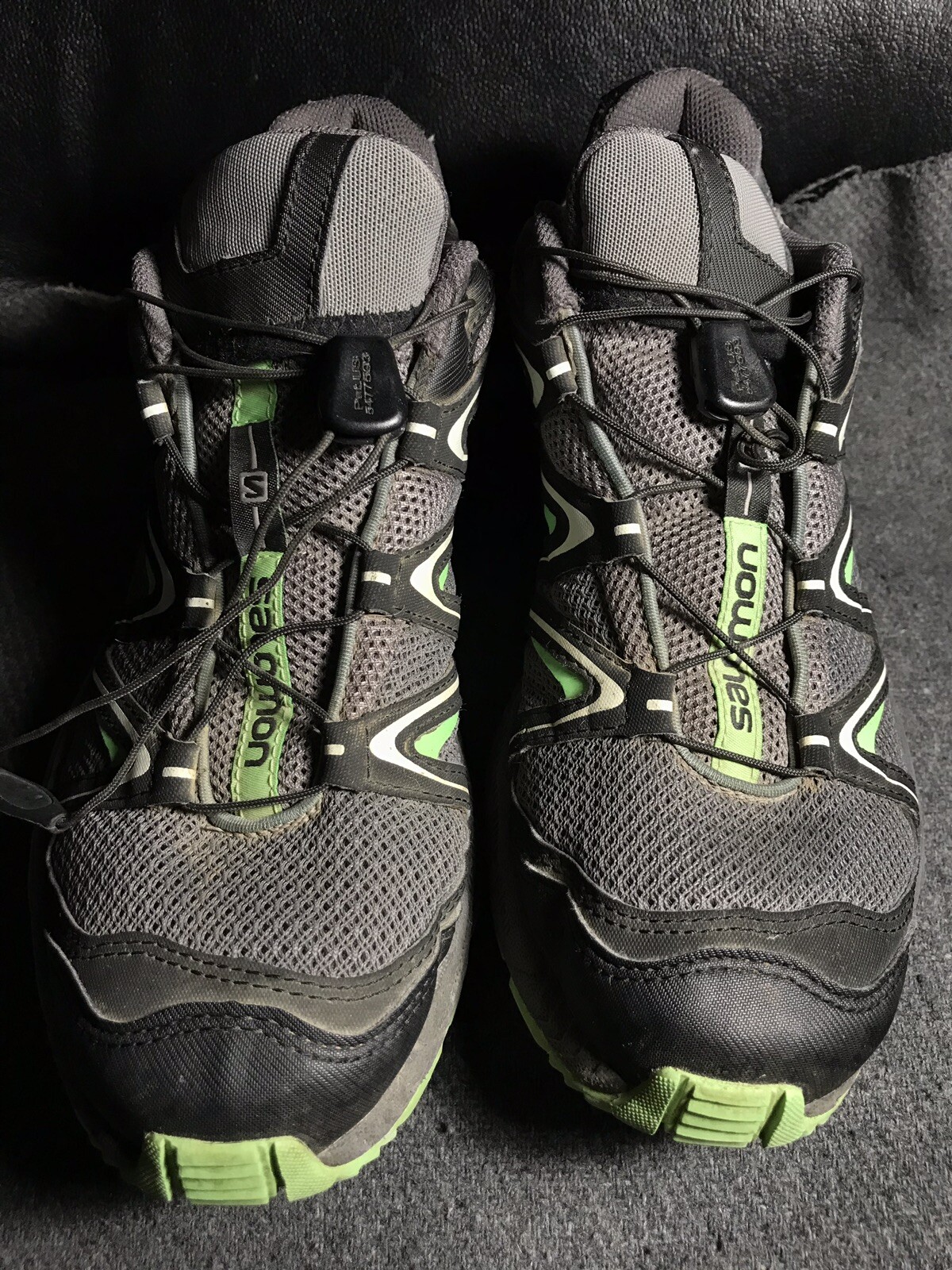 Scarpe Salomon da trekking trail running Contagrip lacci rapidi taglia US 8 EUR 40