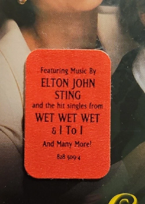 Four Weddings And A Funeral Soundtrack Cassette SEALED w/ Hype Elton John Sting  - Image 2 of 4