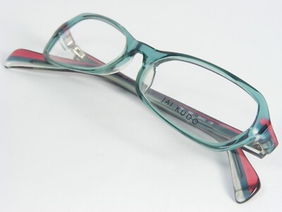 JAI KUDO 1704 P07 TRANSPARENT TEAL GREEN EYEGLASSES GLASSES  display picture 1