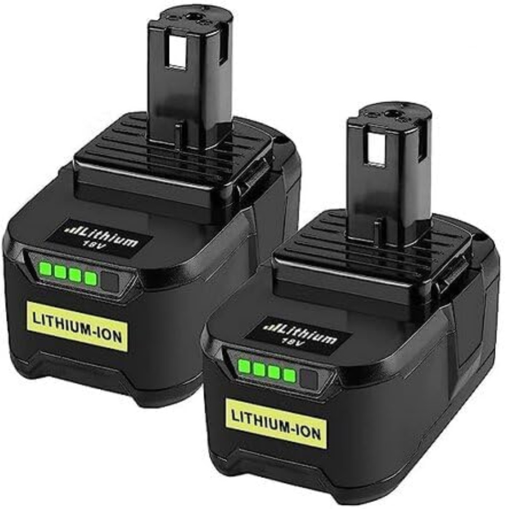Testate per Voi: 2 Batterie 18V 5000mAh per Ryobi RB18L50 / P108