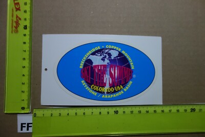 Alter Aufkleber Reise Stadt Land USA COLORADO Breckenridge Keystone