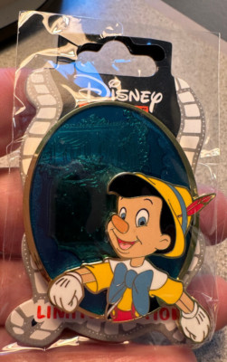 DISNEY PIN PINOCCHIO & STROMBOLI DSSH FAIRYTALES 2022 D23 EXPO