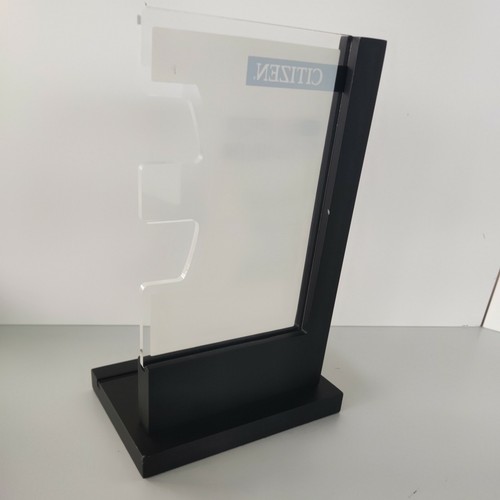 CITIZEN espositore da banco cm 23 x cm 23 cm x cm 26 in legno e plastica - Foto 5 di 6