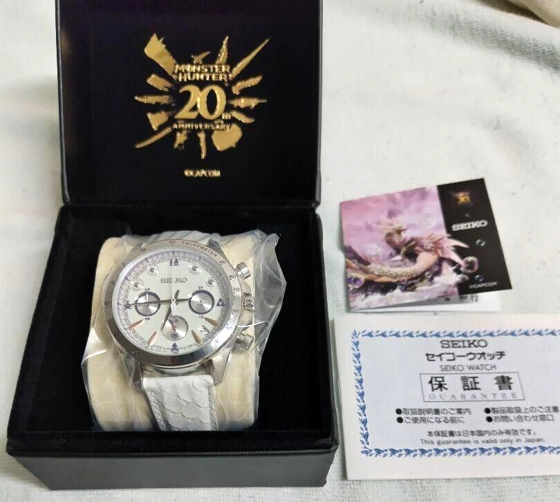 【未使用】キグナス氷河 20th Anniversary Ver. Monster Hunter x Seiko 20th Anniversary Collaboration watch