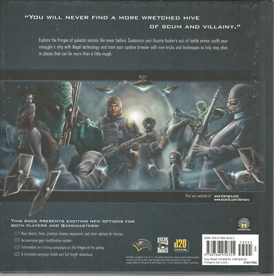Star Wars Roleplaying Game Scum and Villainy Hardcover 1st