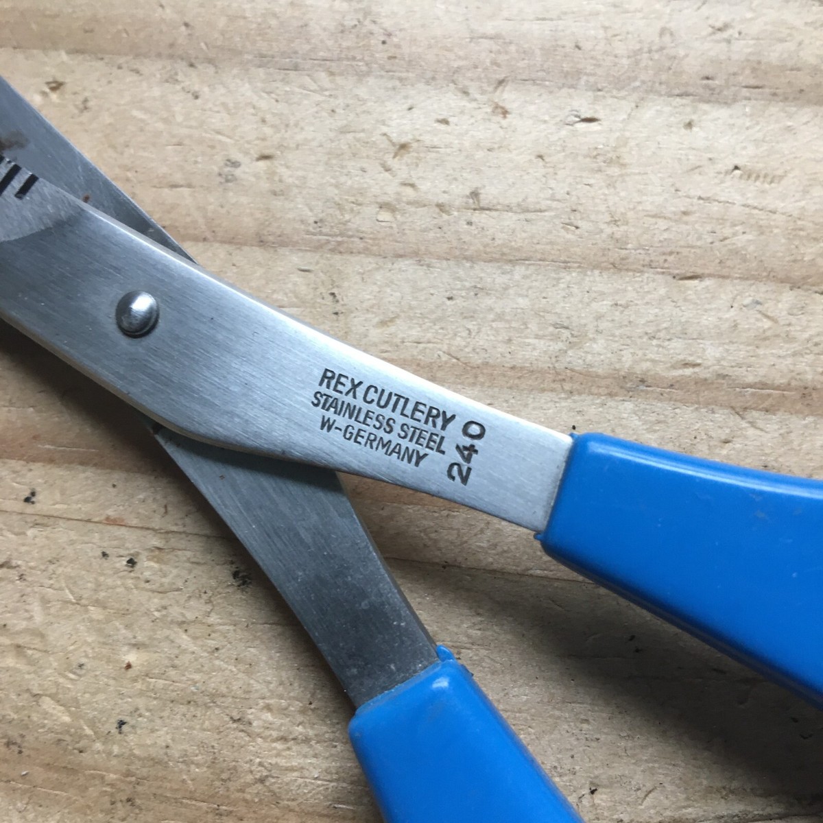 Rex Cutlery made in Germany thinning scissors Vintage REX CUTLERY Scissors II Stainless Steel W-Germany  main image 2
